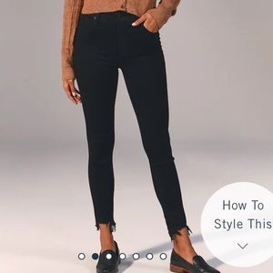Abercrombie High Rise Super Skinny Ankle Jean